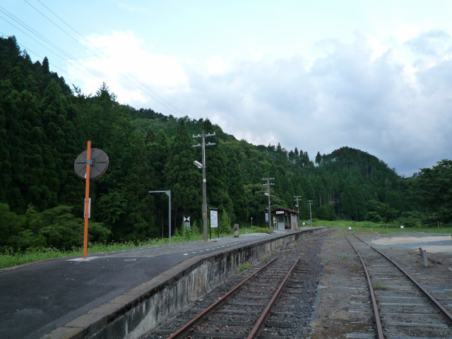 美作河井駅１２